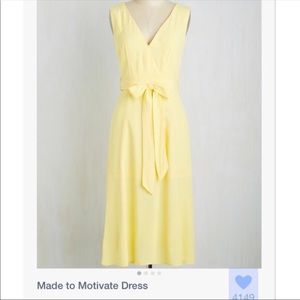 ModCloth “Made to Motivate” Dress. Size large.